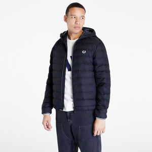 FRED PERRY Hooded Insulated Jacket Black