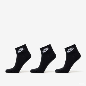 Nike Everyday Essential Ankle Socks 3-Pack Black/ White