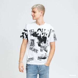 GUESS M Front Print Tee White