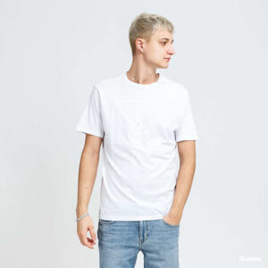 GUESS M Embroidered Triangle Logo Tee White