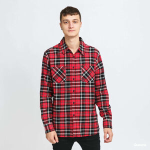 Urban Classics Checked Roots Shirt Red/ Black/ White