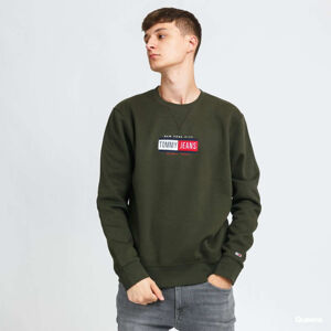 TOMMY JEANS M Timeless Crew Green