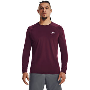 Under Armour Hg Armour Fitted Ls Dark Maroon
