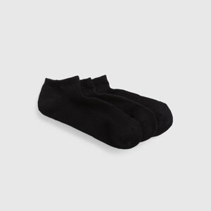 GAP Ankle Socks 3-Pack True Black