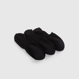 GAP No Show Socks 3-Pack True Black