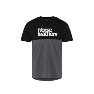 Horsefeathers Fury Bike T-Shirt Black/ Castlerock