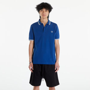 FRED PERRY Twin Tipped Fred Perry Shirt Shdcob/Snow white/Light ice
