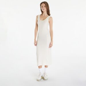 Urban Classics Ladies Rib Top Dress White Sand