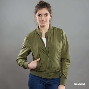 Urban Classics Ladies Light Bomber Jacket Olive