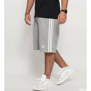 Teplákové kraťasy adidas Originals 3-Stripe Short melange šedé