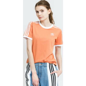 Dámské tričko adidas Originals 3 Stripes Tee oranžové