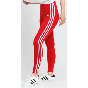 Legíny adidas Originals 3 Stripes Tight červené