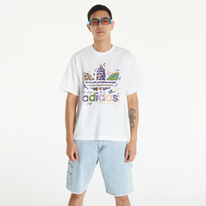 Tričko s krátkým rukávem adidas Originals Love Unites Trefoil T-shirt White