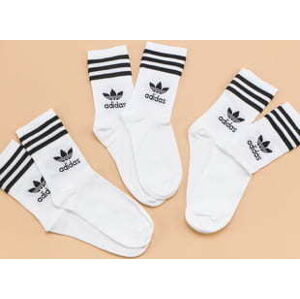Ponožky adidas Originals Mid Cut Crew Sock bílé / černé