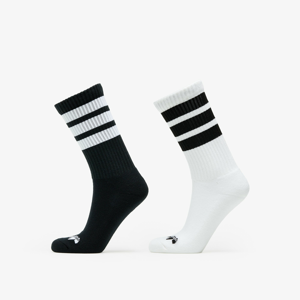 Ponožky adidas Originals 3-Stripes Crew 2-pack bílé/černé