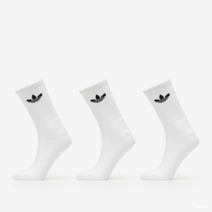 Ponožky adidas Originals Cushioned Trefoil Crew Socks bílé