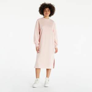 Šaty adidas Originals Fleece Dress růžové