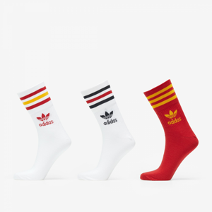 Ponožky adidas Originals Mid Cut Crew Socks bílé/červené