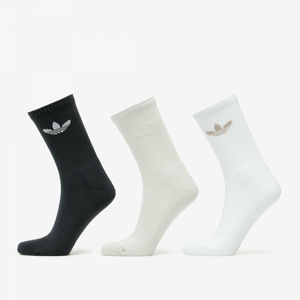 Ponožky adidas Originals Mid Cut Socks Bílá/Černá