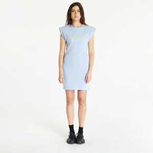 Šaty adidas Originals Muscle Fit With Logo Dress Sky Blue