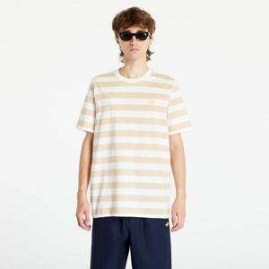 Tričko s krátkým rukávem adidas Originals Nice 3-Striped Short Sleeve Tee Off White