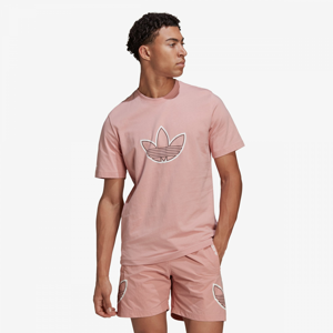 Tričko s krátkým rukávem adidas Originals Sport Outline Logo Pink