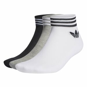 Ponožky adidas Originals Treffoil Ankle Socks Hc bílé / černé / šedé
