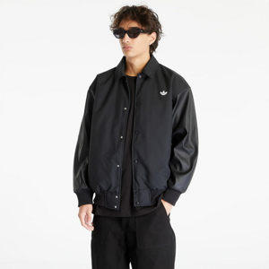 Podzimní bunda adidas Originals WNTR Sweatshirt Varsity Jacket Black