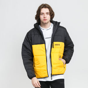 Pánská zimní bunda adidas Originals Puffer Jacket černá / žlutá
