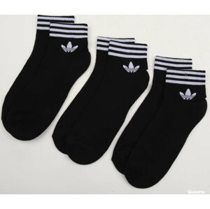 Ponožky adidas Originals Trefoil Ankle Socks HC 3Pack černé / bílé