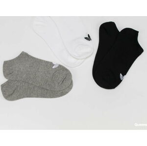 Ponožky adidas Originals Trefoil Liner melange šedé / bílé / černé
