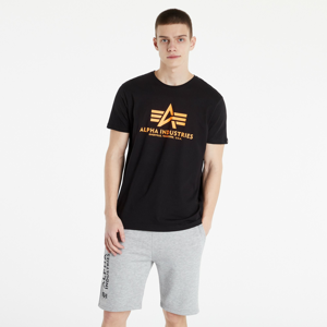 Tričko s krátkým rukávem Alpha Industries Basic T-Shirt Neon Print Black