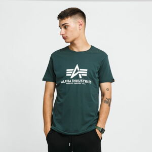 Tričko s krátkým rukávem Alpha Industries Basic Tee Navy Green