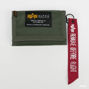 Peněženka Alpha Industries Crew Wallet tmavě olivová