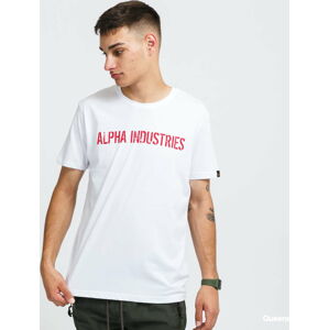 Tričko s krátkým rukávem Alpha Industries RBF Moto Tee bílé