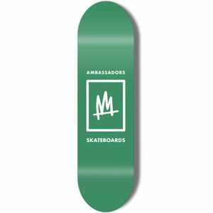 Skateboard Ambassadors BOX LOGO Green '22 zelený