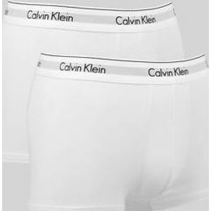 Calvin Klein 2 Pack Trunks Modern Cotton Stretch bílé