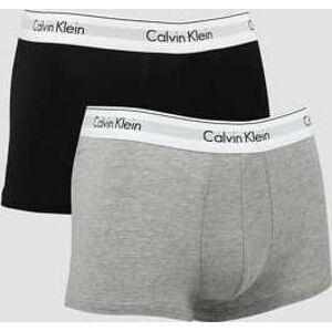 Calvin Klein 2 Pack Trunks Modern Cotton Stretch černé / melange šedé