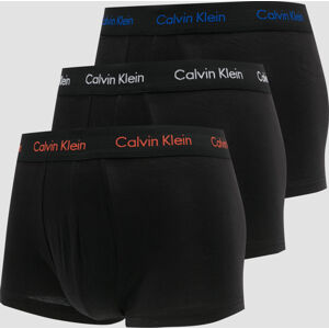 Calvin Klein 3 Pack Low Rise Trunks černé