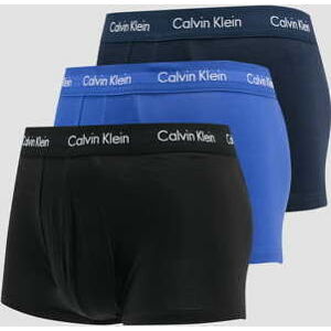 Calvin Klein 3 Pack Low Rise Trunks C/O černé / navy / modré
