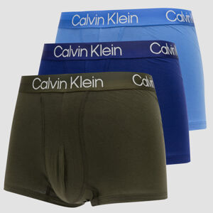 Calvin Klein 3Pack Modern Structure Trunk světle modré / tmavě šedé / modré