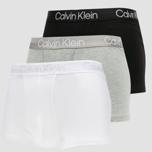 Calvin Klein 3Pack Modern Structure Trunk bílé / melange šedé / černé