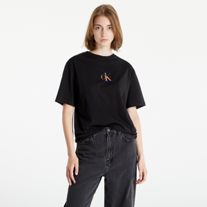 Tričko s krátkým rukávem Calvin Klein Pride UNISEX Beach T-Shirt Black
