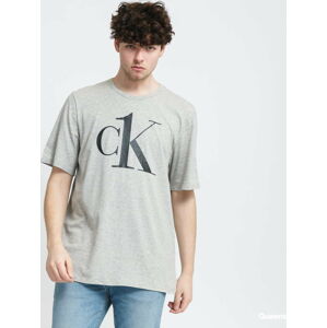 Tričko s krátkým rukávem Calvin Klein CK ONE SS Crew Neck C/O melange šedé