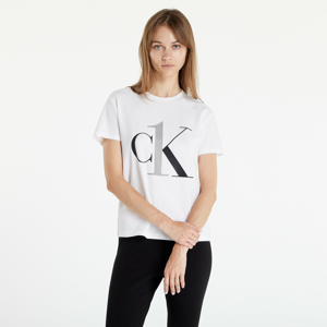 Dámské tričko Calvin Klein Ck1 Sleep S/S Crew Neck White