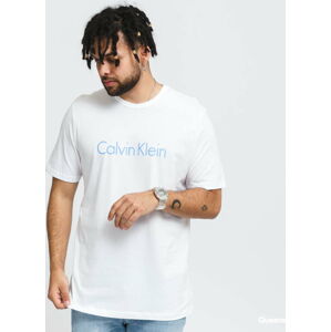 Tričko s krátkým rukávem Calvin Klein Crew Neck bílé / modré