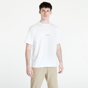 ´Pánské pyžamo Calvin Klein Emb Icon Lounge Short Sleeve Crew Neck Bílé
