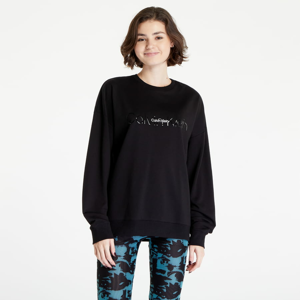 Dámský svetr Calvin Klein Embossed Icon Lounge L/S Sweatshirt Black
