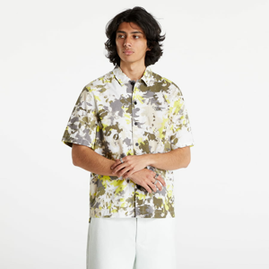 Pánská košile CALVIN KLEIN JEANS Logo Aop Short-Sleeved Shirt Camo Aop