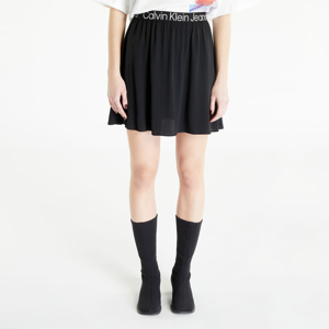 Sukně CALVIN KLEIN JEANS Logo Elastic Mini Skirt Black
